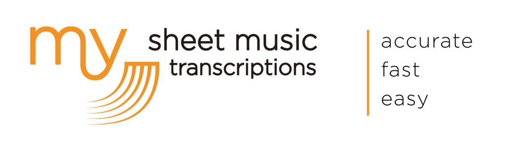 My Sheet Music Transcriptions Logo